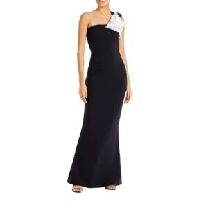 Chiara Boni La Petite Robe Nicolasa One Shoulder Gown Size 12